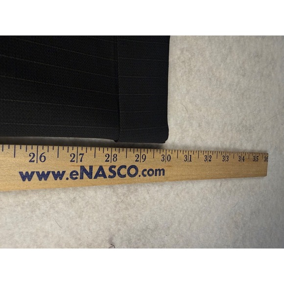 Hart Schaffner & Marx Men's 2 Piece Suit Black Pinstripe Pants Matching Jacket - Picture 6 of 14